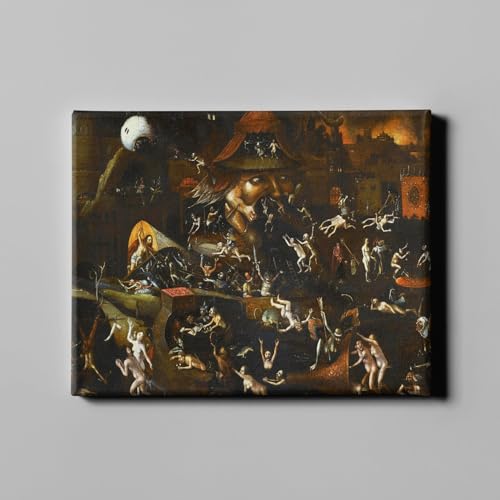 The Harrowing of Hell de Bosch grande toile pour salon chic