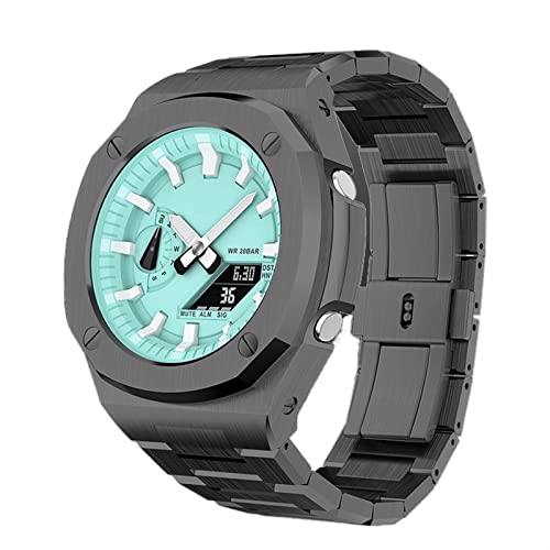 Kit GA2100 acier inoxydable de luxe bracelet et lunette métal haut de gamme