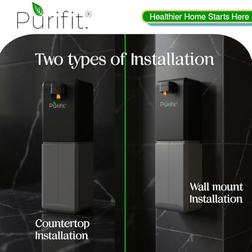 Image of Purifit Automatic Soap Dispenser 500ML | Touchless Smart Sensor Hand Wash Foam Dispenser | Type-C Rechargeable | Hygienic Hands-Free Soap Dispenser for Bathroom, Kitchen & Office | Black & Grey