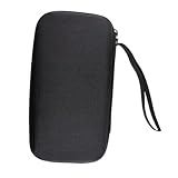 Étui rigide pour calculatrice : livré avec une poche en filet idéale pour le rangement des câbles et autres petits accessoires, étui de transport pour calculatrice