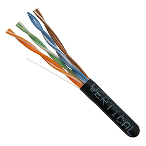Cable Vertical Cat5e UTP 350 MHz 1000ft Negro miniatura 2