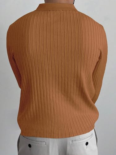 Image of Noble Monk Relax Fit |Textured| Lycra | Polo Neck T-Shirt