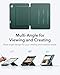 ESR for iPad Air 13 Inch Case M3/M2 (2025/2024), Vertical Stand Cover, Multi Stand Angles, Ultra-Stable Case for iPad Air 13 with Pencil Holder, Flip Series, Green