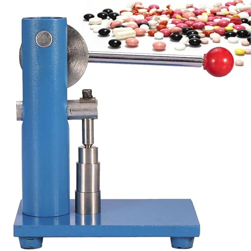 YQCXG Prensa de tabletas de Palanca, Herramienta para tableteado, máquinas para prensar tabletas, para ácido benzoico de Laboratorio, muestras de carbón, Polvo de Medicina Occidental, 12