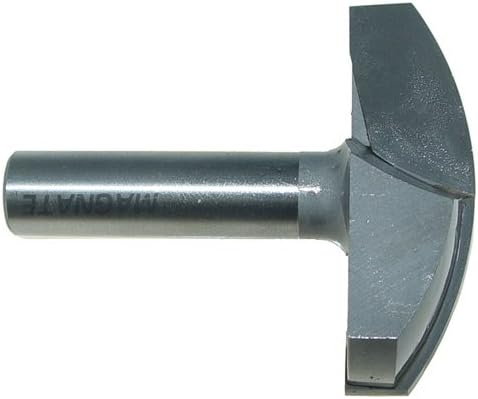 Magnate 5566 Horizontal Crown Molding Carbide Tipped Router Bit - 2-1/4" Cutting Diameter