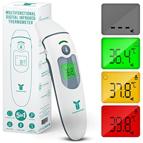 TAZMARTEC 5 in 1 Digitales Fieberthermometer Ohr Cover