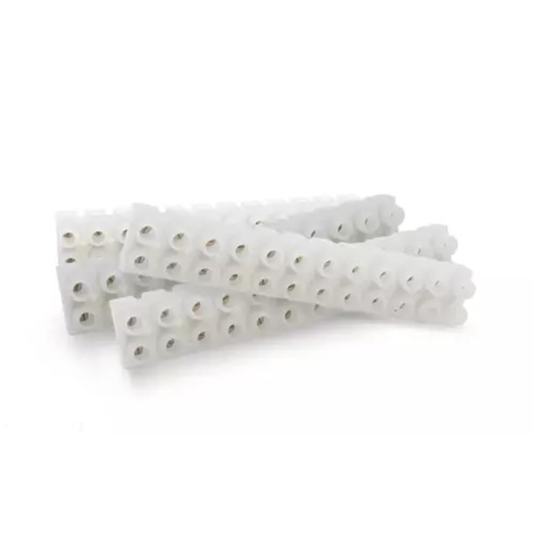 POWER CONNECT PVC Terminal Connector Strip (PA20P) 12 ways - Dual Row Electric Barrier Strip Screw Terminal Blocks for Electrical Control Electric Wire Connecting(20)-image-26