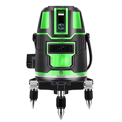 Láser cruzado verde, Línea 3D Nivel láser 2/3/5 líneas autonivelantes Línea láser de luz Verde, IP 54 para líneas horizontales verticales y horizontales,F