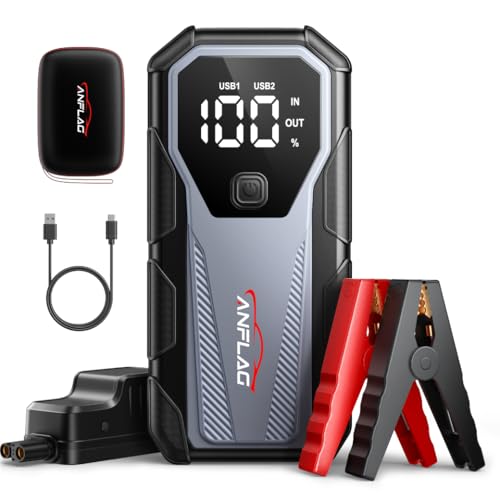 Arrancador de Coches, 6000A 12V Arrancador de Baterias de Coche, ...