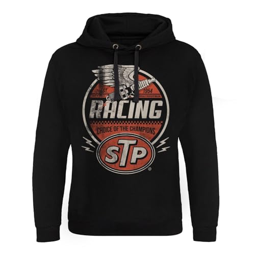 STP Officially Licensed Vintage Racing Epic Hoodie (Black)