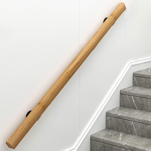 Main courante en bois 290cm pour escalier intérieur chic et sécurisé