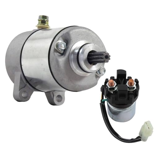 NKURTPC Motocicleta Motor Arranque Compatible con Honda ATV TRX350TM 2000-02 35850-HF1-670 35850HF1670 31200-HN5-671 31200HN5671 Kit DE RELÉ DE Arranque