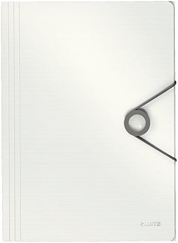 Leitz Solid İnce Lastikli Dosya, 150 Sayfa Kapasiteli, Beyaz, 45631001 - Görsel 1