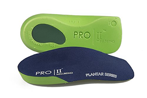 ProII - Plantilla ortopédica de 3/4 para fascitis plantar y tratamiento de la metatarsalgia