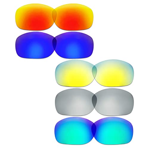 Lentilles pour Oakley Pit Bull anti-reflets en 5 couleurs interchangeables