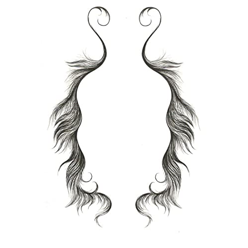 Styles Autocollants de Tatouage de Cheveux de Bébé, Autocollant de Tatouage de Bord pour Les Cheveux Tatouage de Bord de Cheveux de Bébé Bords Cheveux Bouclés (07) Cover