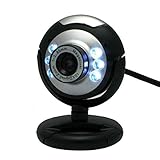 Vision pour PC de bureau 12.0 MP 6 LED USB Webcam Caméra avec micro et vision de nuit pour PC de bureau