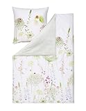 ESTELLA Mako Jersey Bettwäsche Meadow Interlock Grün 135x200 + 80x80 cm