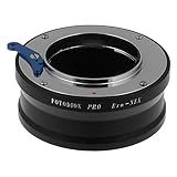 Precise fit and solid connection; lens has no play, gap or wiggling when mounted on adapter and no adjustments required