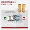 RX WELD V-Style Medium Duty Cutting Torch with Check Valve, Oxygen Acetylene Cutting with CA1350 Cutting Attachment, 100FC Torch Handle, 1-3-101 Cutting Tip