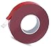 Double Sided Heavy Duty Indoor and Outdoor Mounting Tape,1 Inchs X 590 Inchs-Acrylic Removable Clear, Weatherproof
