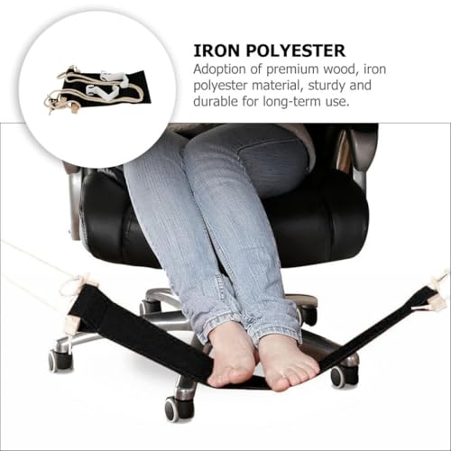 Hamac pieds de bureau en bois et polyester de haute qualité