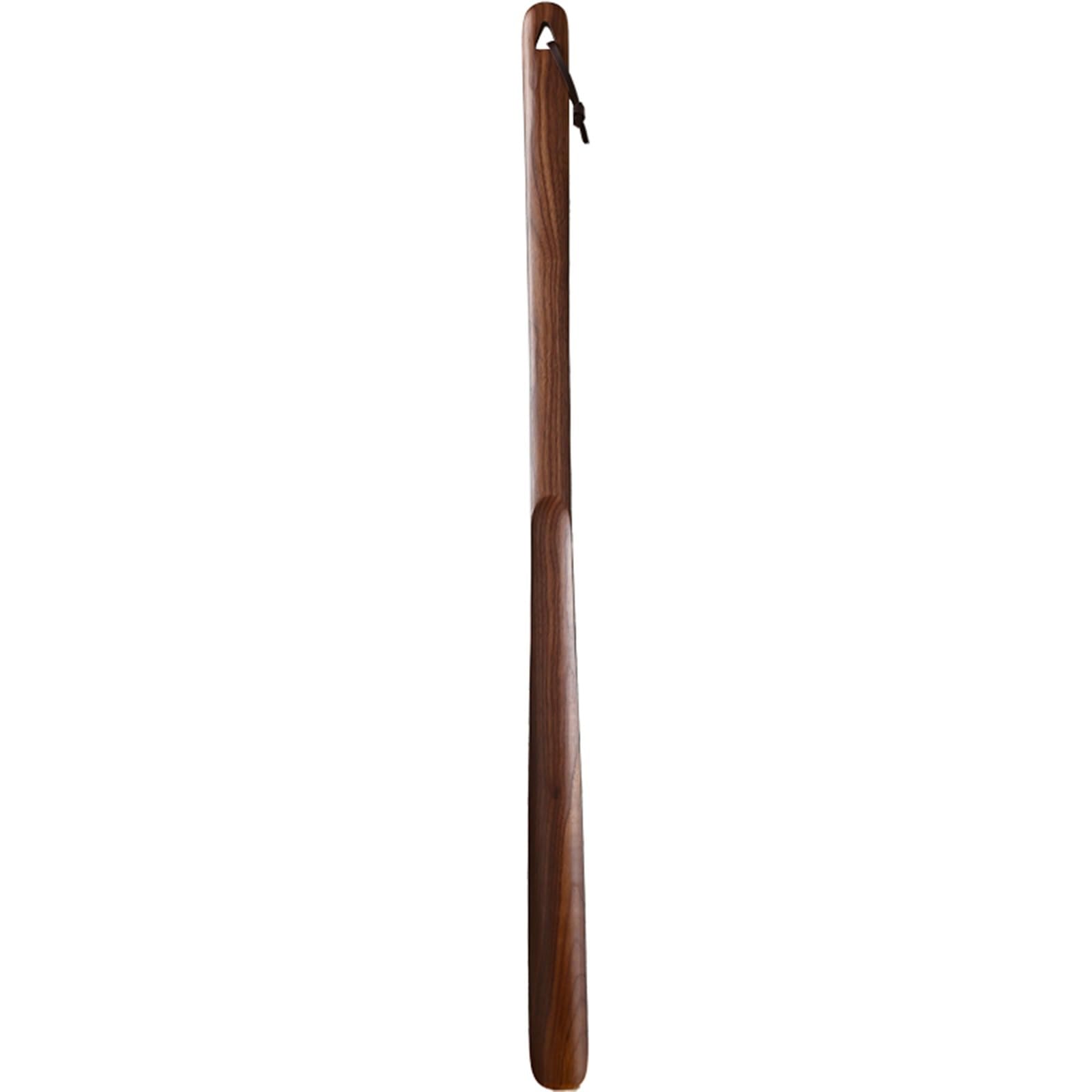 Calzador de madera extralargo de 60 cm, ligero, para poner y quitar fácilmente, ideal para personas mayores, hombres, mujeres y niños, herramienta de ayuda para zapatos perezosos