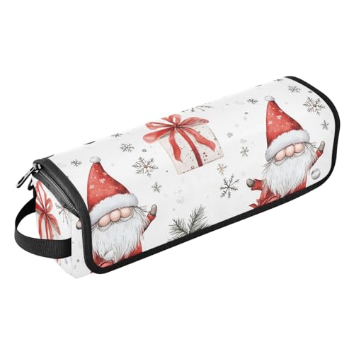 Bolsa de viaje para herramientas de cabello Gnome Marble, resistente al calor, para planchas, rizadores y accesorios de cuidado capilar, organizador portátil miniatura 1