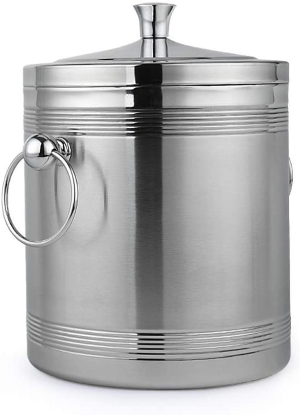 SturdyDouble Dik roestvrij staal ijsemmer Champagne Bucket Ijsemmer Wine Bar Bar Room Wine IJsemmers - Image 4