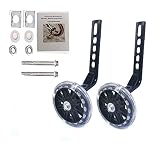 Gugou Adjustable Training Wheels Flash Mute Wheel Bicycle Heavy Duty Rear with stabiliser Mounted Ki
