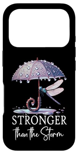 Stronger Than the Storm Psalm 93 God Purple Dragonfly Bible �X�}�z�P�[�X iPhone 17 Pro �p