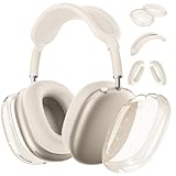 Picture of Aiaabq for AirPods Max case Cover(2024/2020),Anti-Scratch Ear Pad Case Cover/Ear Cups Cover/Headband Cover for AirPods Max(USB-C/Lightning). Clear Soft TPU and Silicone,Skin Scratch Proof.