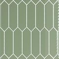 VaryPaper 10 Sheets 12''x12'' Sage Green Long Hexagon Peel and Stick Backsplash for Kitchen Bathroom Waterproof Sticky Vinyl Backsplash Self Adhesive Wall Tiles Back Splash Stick on Tiles for Shower