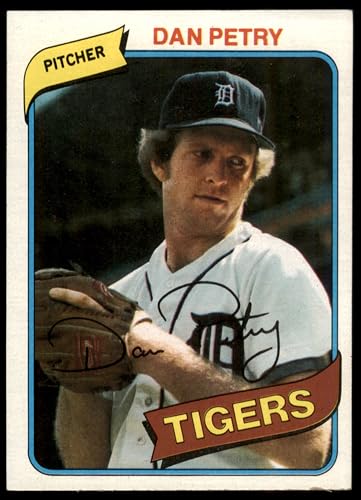 1980 Topps #373 Dan Petry Detroit Tigers (Baseball Card) EX Tigers