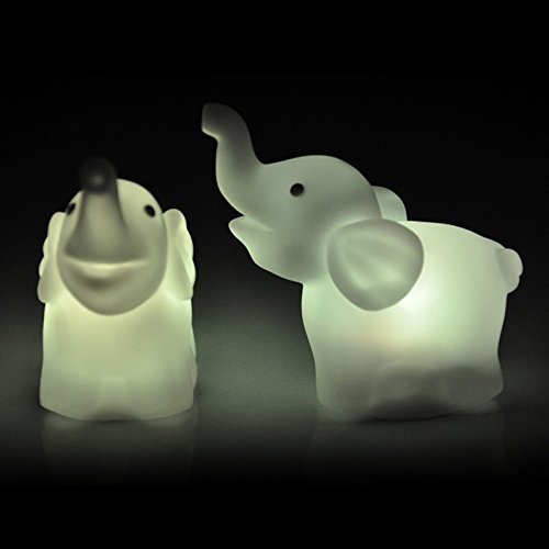 Lampade Ottica Elefante Sulla Luna - Luce Notturna, Lampada Led - Luce