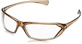 Gateway Safety 23CL80 Metro Ultra-Stylish Eye Safety Glasses, Clear Lens, Caramel Frame
