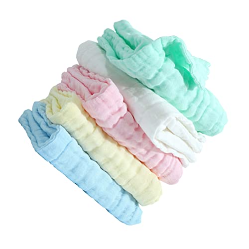 Hohopeti 5 Piezas De Tela Para Baño De Absorbente Delicada Piel De Ducha De Bebé Niño Pequeño Toallas Infantiles De Dibujos Animados Baberos Toallitas De Registro Súper