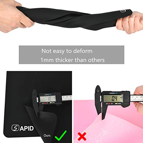 image for Sapid Extra Large Silicone Sheet for Crafts, Thick Silicone Jewelry Ca