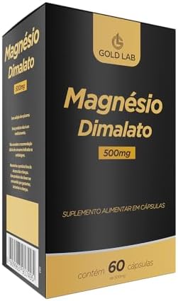 Magnésio Dimalato C/60 Cápsulas - Gold Lab