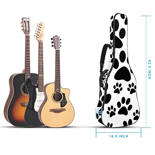 Hondank Housse imperméable pour guitare acoustique avec double bandoulière et poche Motif cercles abstraits, Multicolore… - Les Beatles, Paul McCartney, John Lennon, RIngo Starr, George Harrison Hondank Housse imperméable pour guitare acoustique avec double bandoulière et poche Motif cercles abstraits, Multicolore… – Image 6