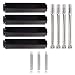 SHINESTAR Grill Replacement Parts for Charbroil 463268606, 463268008, 463248108, 466268008 and More, Porcelain Steel Heat Tent Shield Plate & Stainless Steel Crossover Carryover Tube & Burner Tube