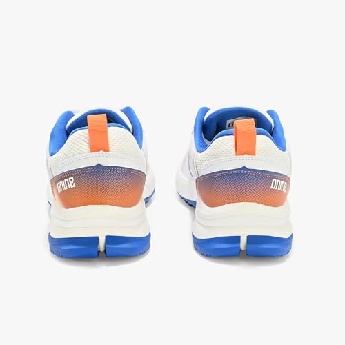Image of DNINE Champion Mens Rubber Studs Cricket Shoes Orange /Blue /White & Orange /Black /White