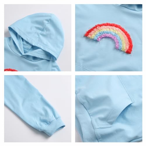 Image of WELAKEN Sweatshirts for Girls Toddler & Kids II Little Girl's Pullover Tops Sweaters & Hoodies