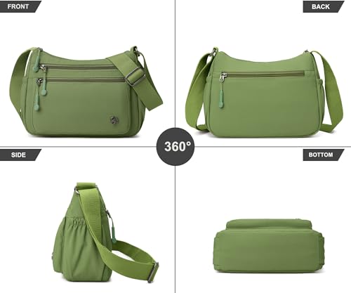 Image of Pealwel Casual Crossbody Bag with Anti Theft Pocket - Women Lightweight Water-Resistant Purse Bag