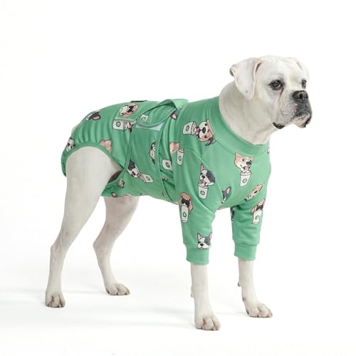 Image of Spark Paws Dog Recovery Suit - Surgical Onesie After Surgery, Male & Female