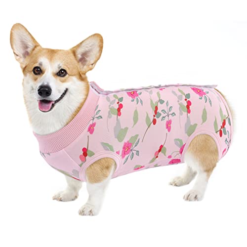 Asenku Mother's Day Dog Recovery Suit Pet Pajamas, Dogs Recovery Suit For Dogs Cats After Surgery, Dog Pajamas Outfit Bodysuit For Small Medium Large Dog Cat Costume (Mother's Day, M) #TOP14
