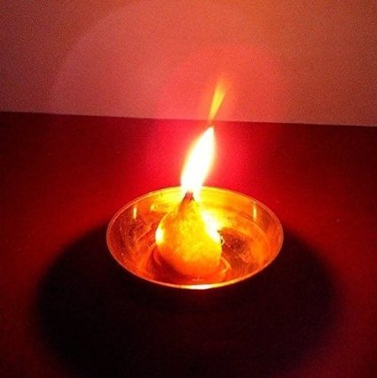 Stoppini in cotone 100% biologico, 500 stoppini rotondi per lampade a olio, stoppini in cotone per candele, stoppini Puja, stoppini in cotone Diwali - Italia