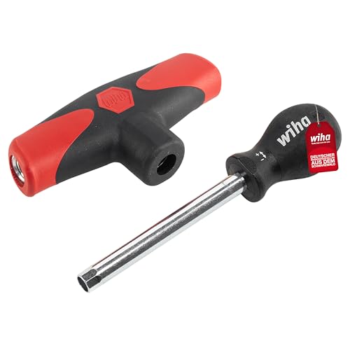 Wiha einstellbarer Drehmoment-Schraubendreher mit Quergriff TorqueVario®-S Tplus 5-14 Nm, hörbares Klicksignal beim erreichen des Drehmomentwerts(29233)