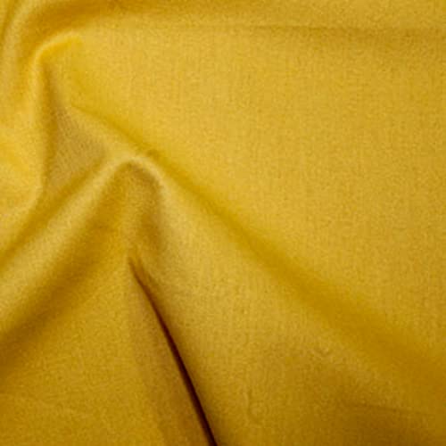 Tissu en coton véritable couleur or 10m laize 112cm patchwork loisirs créatifs