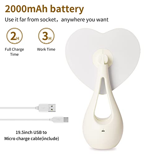 Makeup Mirror With Lights,2000 Mah Led Rechargeable Makeup Mirror,Back Ambient Light, Nice Gift For Daughter Girlfriend Wife Sister，White #TOP3